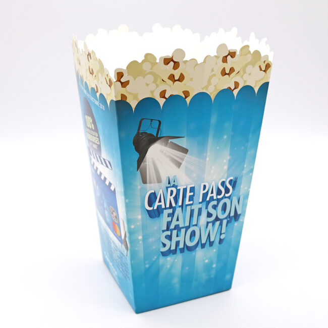 Boite pop corn cinéma