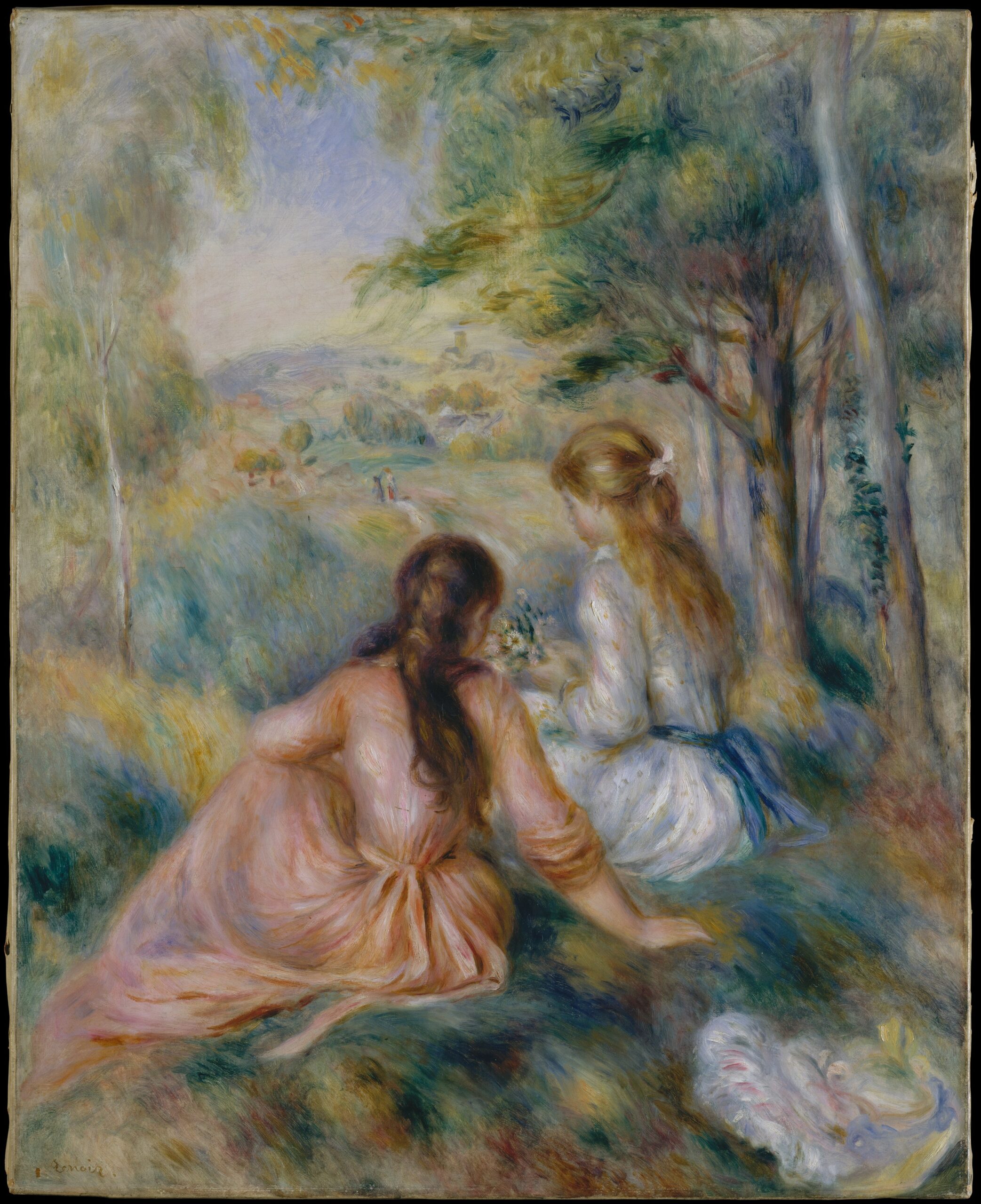 Dans le pré - Auguste renoir