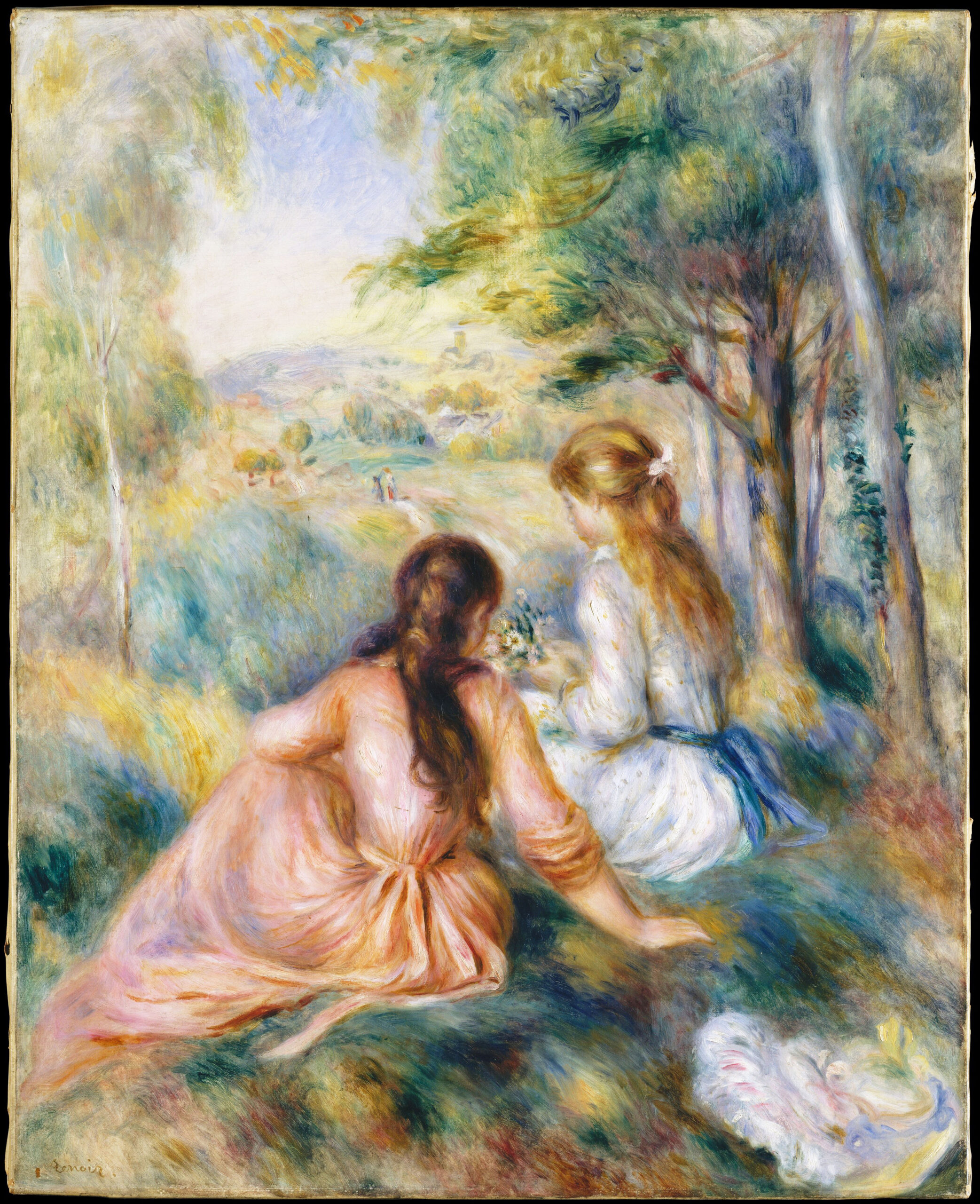 Dans le pré - Auguste renoir